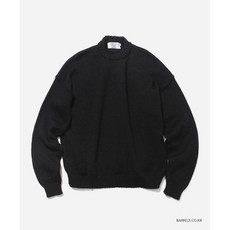 [케리울른밀즈] OVERSIZED SWEATER JET BLACK