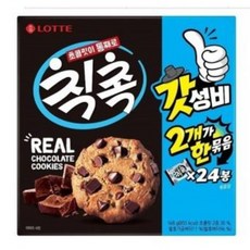 롯데제과 칙촉 오리지널 336g x 1개 초코칩쿠키, 366g