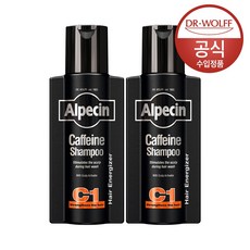알페신 카페인 샴푸C1 블랙에디션(모발 및 두피강화)250ml, 2개, 250ml