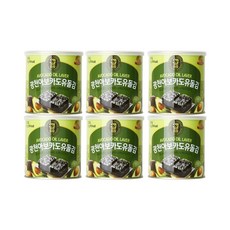 광천 해달음 아보카도유 캔김 6P, 6캔, 35g
