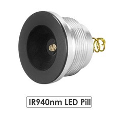 UniqueFire IR LED 손전등 후레쉬 조광기 스위치 표시기 USB C 충전식 18650 토치 최대 1500 미터 1605 T38 VCSEL940 VCSEL850, IR940nm Pill, Without Battery, IR850NM, 1개