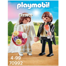 플레이모빌 웨딩커플 신부 신랑 피규어 70992