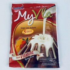 Nutrijell My Vla 인스턴트 Vla 바닐라 파우더 60 gr (3개), 60g, 3개