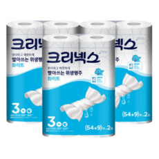 크리넥스 스카트 빨아쓰는 키친타올 63매X2롤X3팩(총6롤), 2개입, 3개
