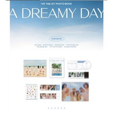IVE (아이브) - 아이브 첫 번째 포토북 'A DREAMY DAY' [ 포토북 + 메이킹 DVD + 포토카드 1세트 (6종) 랜덤 + 폴라로이드 세트 (6종) + 타투 스티커