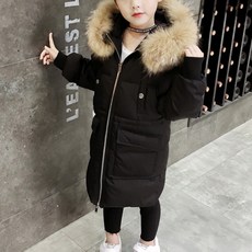 kirahosi 여아 아동 키즈 주니어 퍼 후드 다운 패딩 점퍼 28호+덧신증정 DFyuwd0t