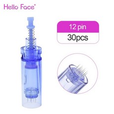 오토 MTS 기계 니들 롤러 닥터펜 A1 Needles 30PCS 총검 카트리지 드래그 나노 펜 팁 9 12 36 핀 마이크로 Ultima 닥터 얼티마 용 112621, 30 개 12 pin