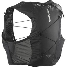 SALOMON ACT SKIN 4 NO FLASKS 4 BLACKMETAL XS (살로몬) 하이드레이션 베스트 배낭 배낭