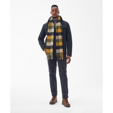 BARBOUR Large Tattersall Scarf USC0005TN16 Forest Mist