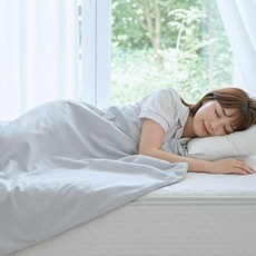 상상그램 프리미엄 오코텍스 인증 여름 차렵 쿨 냉감 이불, 아이스그레이