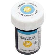 윌튼 아이싱 컬러 콘플라워 블루 Wilton Icing Gel Cornflower Blue, 1개, 28g