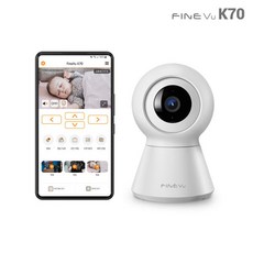 보내요 보상판매파인뷰 K70 무선 홈CCTV 홈캠 펫캠 베이비캠 홈카메라 QHD 300만 화소 가정용 CCTV, K70 단품