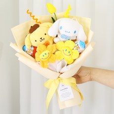 산리오 프렌즈 킨더조이 인형꽃다발 인형2개