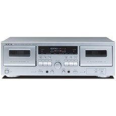 TEAC 더블 오토 리버스 카세트 데크 실버 W-890RMK2-S