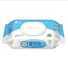 깨끗한나라)물티슈(캡형 60매), 1개