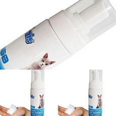 1개배송 고양이 거품샴푸 150ML 베이비파우더향 고양이전용샴푸 펫샴푸 새끼고양이샴푸