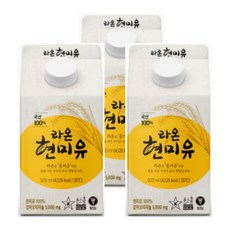 라온 현미유, 3개, 500ml