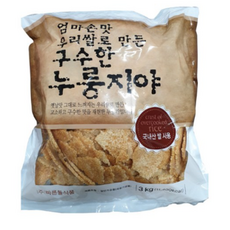 엄마손맛 우리쌀 구수한 누룽지1346989, 3kg x 1개