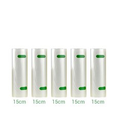 REELANX 진공 가방 5 롤/로트 15 + 15 + 20 + 25 + 28*500cm 식품 포장 진공 포장기 용 진공 실러 백, 01 15x500cm 5 Rolls_02 러시아