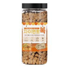 자이언트독 노즈워크 대용량 강아지 져키 간식 황태&강황 1.1kg