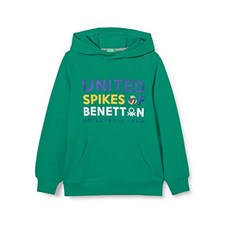 United Colors of Benetton 3J68C2195 Hoodie Bright Green 108 XS for Boys, 단일옵션