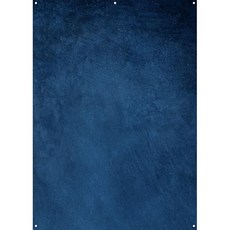 Westcott X-Drop 헤드샷 및 인물 사진을 위한 1.5m x 2.1m(5피트 7피트) 패브릭 배경(블루 콘크리트), Blue Concrete, 1개