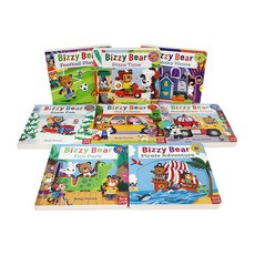 (북메카 영어원서) Bizzy Bear Steady Seller 8 Books Set 3(QR음원 포함) 비지베어 리딩음원 조작보드북, Nosy Crow