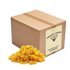 Presto Sales 213960 건포도 크롭 이어 2024 프레시 브라이트 옐로우 골든 씨 없는 햇볕에 건조 천연 달콤함 영양 4.5kg10파운드 포장 4.5kg175온스 LL, Presto Sales 건포도 크롭 이어 2024 프레, 4.5kg, 1개