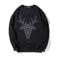 다온이네가게 가을맨투맨 타입 빅사이즈 트렌드 뚱뚱함 와이드 루즈핏 마른남자옷 뚱보 특대사이즈 풀오버 상의