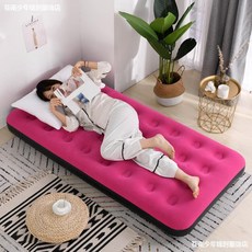 에어매트 휴대용 에어배드 싱글 여행 접이식매트 침대에어 매트침대 더블 가정용 편리한 에어침대, C03-190x130x22cm