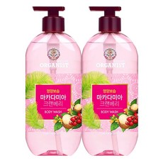 온더바디 오가니스트 마카다미아 크랜베리 바디워시 / 바디클렌저 넛츠바디워시, 480ml, 2개