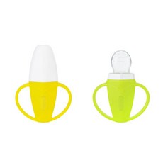 KKPAM★케이케이팸QUO★에디슨 바나나 실리콘 과즙망 실리콘휴대용과즙망 어린이과즙망 휴대용실리콘망 과즙망 실리콘바나나과즙망★+kkpam봭뗘껴혺★, KK★choice_옐로우