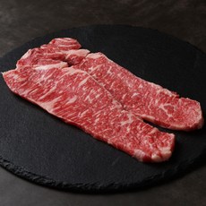 1++ 한우 채끝 등심 채끝스테이크 200g, 200g x 2팩 총 400g, 로스구이용1cm, 2개