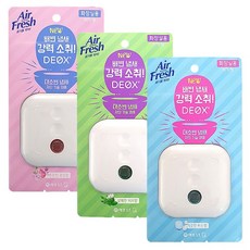 [후후맘] 애경 에어후레쉬 데옥스 화장실용 비치형 x 3종 소취제 방향제, 단품