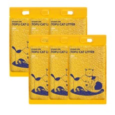  스튜디오 298 두부모래 가는입자 7L, 6개 