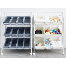 트롤리장난감정리함