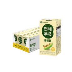 연세대학교 연세우유 연세두유 고소한 플레인 두유 200ml x 72팩