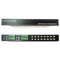 16ch 32ch 16 채널 송신기 CCTV 비디오 Balun BNC 여성 UTP Rj45 카메라 DVR Cat5, 16CH Transmitter, 1개 - dvr16ch