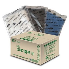 배접 쓰레기봉투 (대) 흰색/검정색/청색 500장 ( 76x94cm /75리터 ), 청색, 75L, 25개