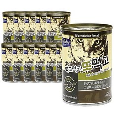 태비탑퍼 먹고먹고 또먹고 고양이캔 생선, 참치 오리지날, 400g, 12개