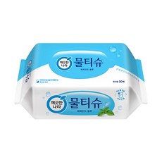 깨끗한나라 페퍼민트 물티슈, 30개입, 15개