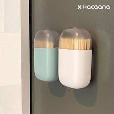 아이디어라떼 자석 이쑤시개 보관케이스 화이트, 1개