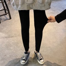 해외배송 리엘라노 블랙 레깅스 여성 겉옷 가을과 겨울 플러스 양털 꽉 끼는 스트레치 하이 웨스트