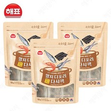 해표 멸치디포리 다시팩, 150g, 3개