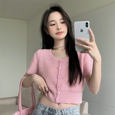 남아반팔카라니트