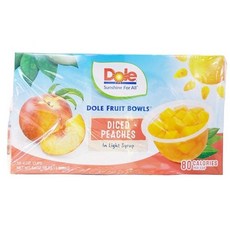 DOLE 복숭아 컵 113G, 16개