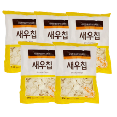 [트윈스몰] 바삭한 새우맛이 한가득! 튀겨먹는 새우칩 1kg, 5개