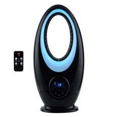 크루거 이노크아든 에어홀 날개없는 리모컨형 LED 선풍기 KRF-AM780BS, Kdf-AM780BS