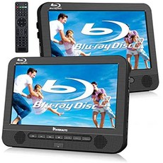 해외1423011 NAVISKAUTO 10.1 Blu Ray 듀얼 차량용 DVD Players with Rechargeable Battery Support 1080P, 상세 설명 참조0