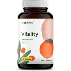 Brightcore Nutrition Vitality 캡슐 마그네슘 및 CoQ10이 풍부 90캡슐, 90정, 1개